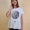 Majica 28 Noroo - cotton white -  Baloon navy