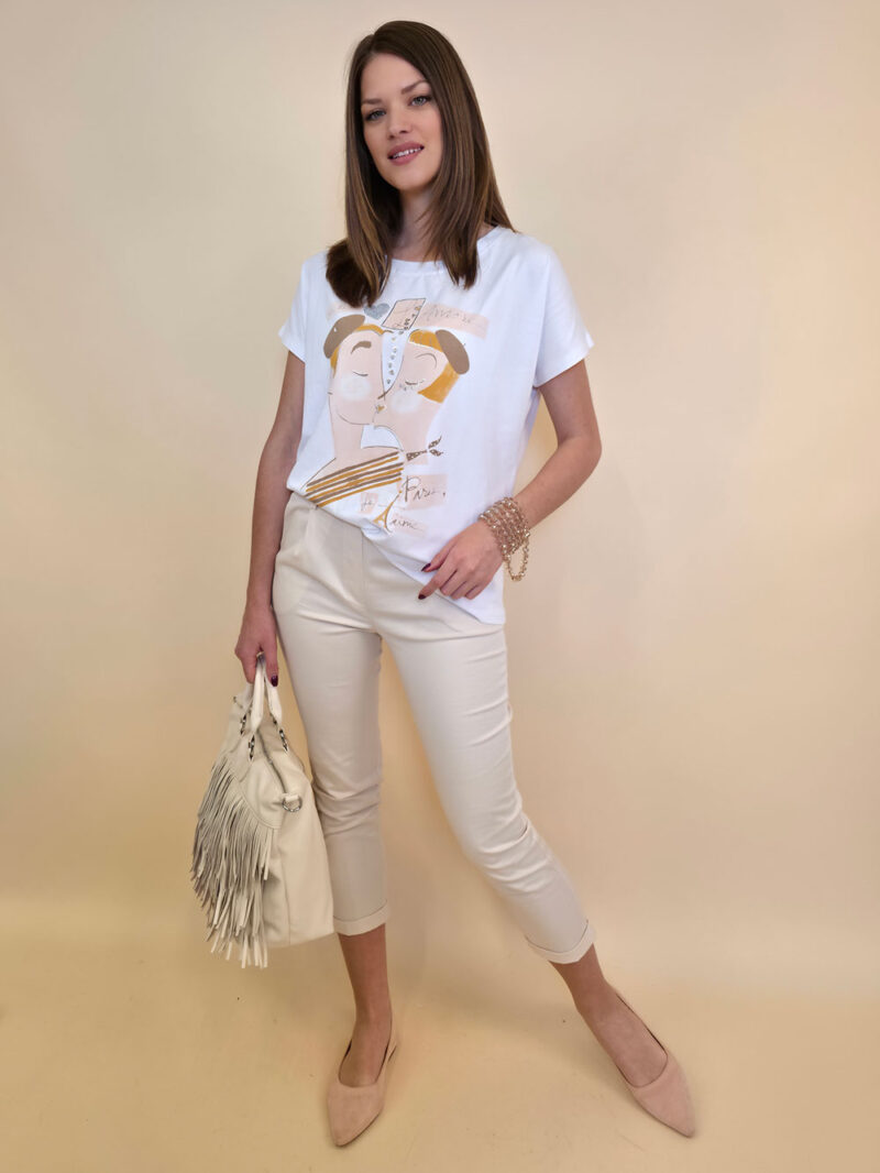 Majica 28 Noroo - cotton - Parisian Kiss - yellow