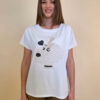 Majica 28 Noroo - cotton white -  Snoopy gold