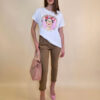 Majica 28 Noroo - cotton white - Frida Medallion pink
