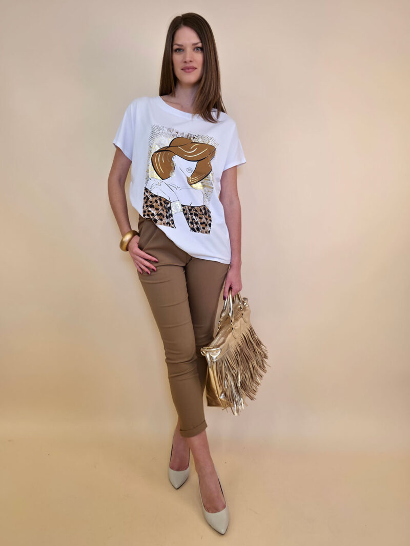 Majica 28 Noroo - cotton - Brown hat