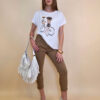ajica 28 Noroo - cotton white - Girl with Bike brown