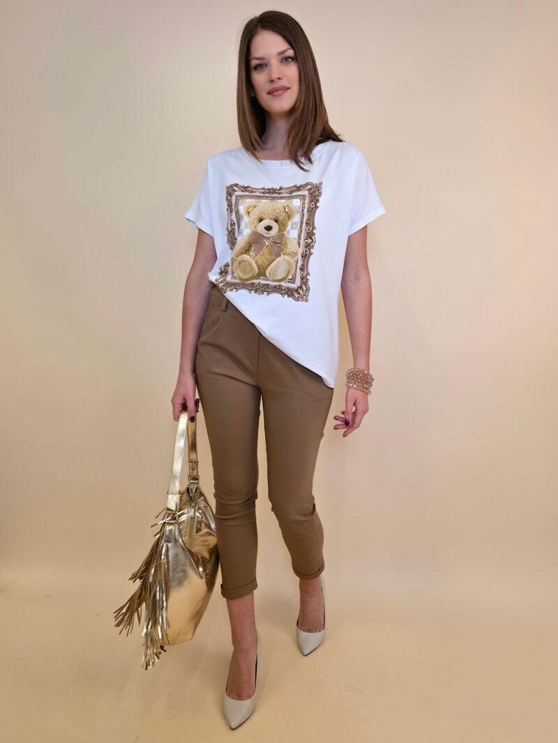 Majica 28 Noroo - cotton - Teddy in Frame - beige
