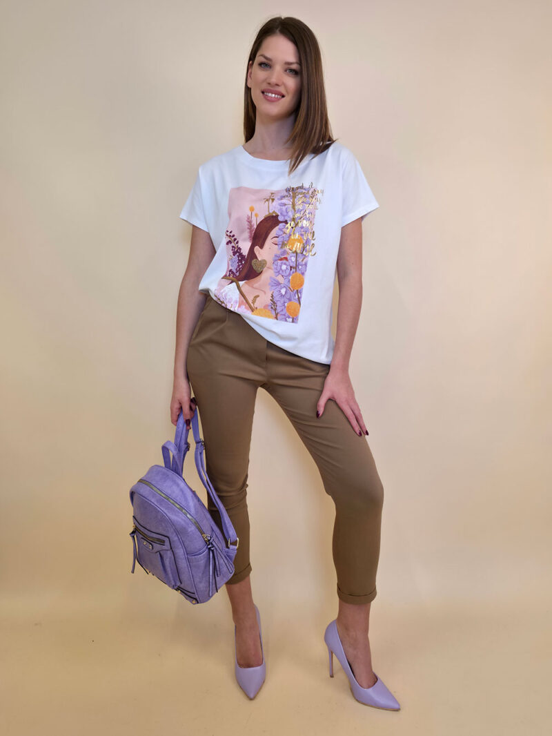 Majica 28 Noroo - cotton white -  Girl and Lavander