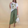 Majica 28 Noroo - cotton white -  Huge Hat green