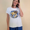 Majica 28 Noroo - cotton white - Teddy's Medallion navy