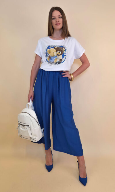 Majica 28 Noroo - cotton white - Teddy's Medallion navy