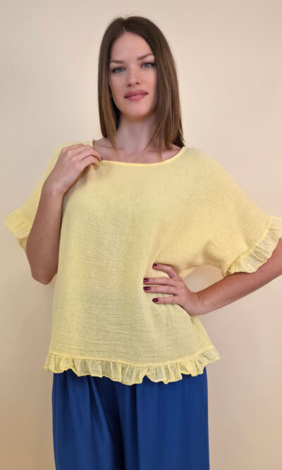 Tunika 32 Anacocco - cotton UN - yellow