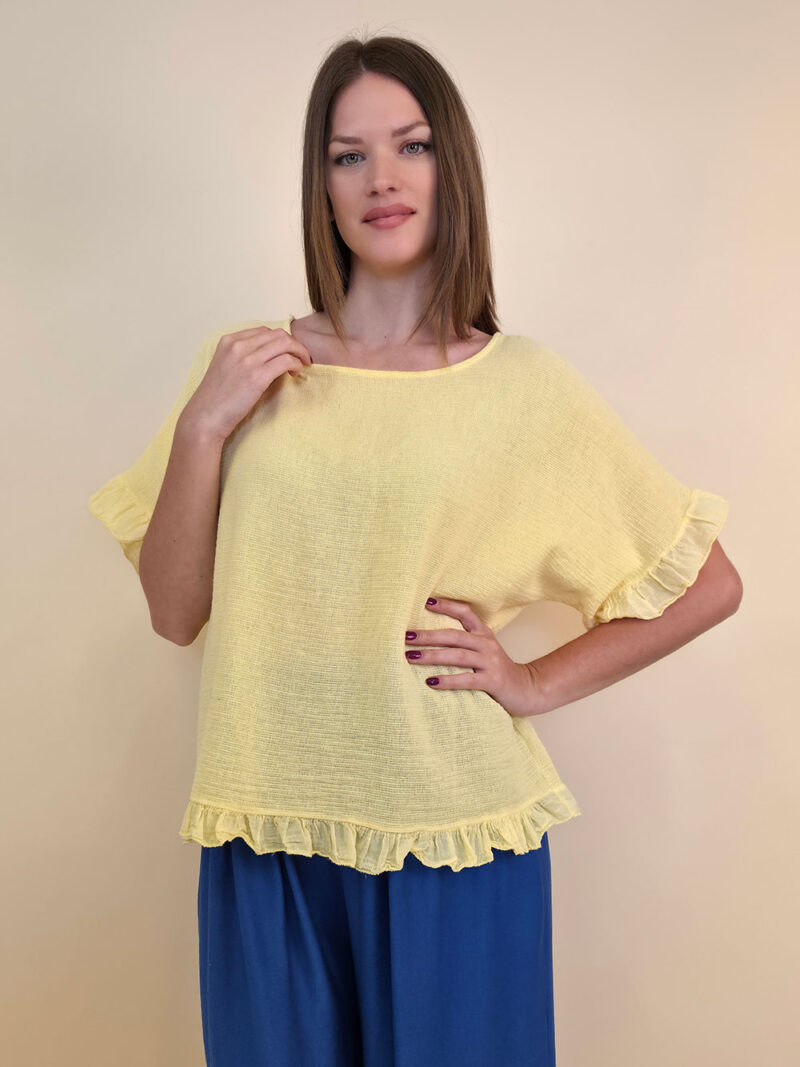 Tunika 32 Anacocco - cotton UN - yellow