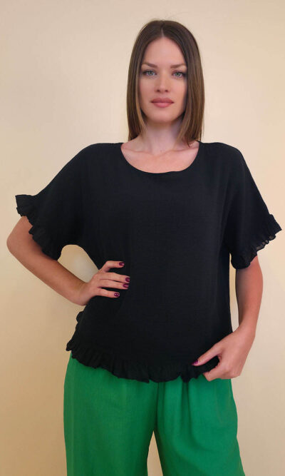 Tunika 32 Anacocco - cotton UN - black