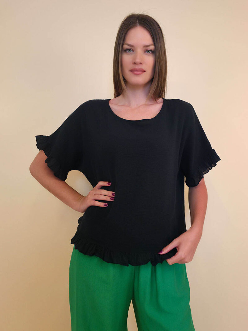 Tunika 32 Anacocco - cotton UN - black