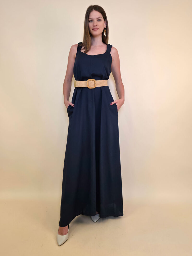 Haljina+remen 56 Barataria - navy - Slika 3
