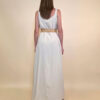Haljina+remen 56 Barataria - viscose/linen UN - beige