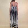Overall 56 De Ridder - vis print Art Deco - black