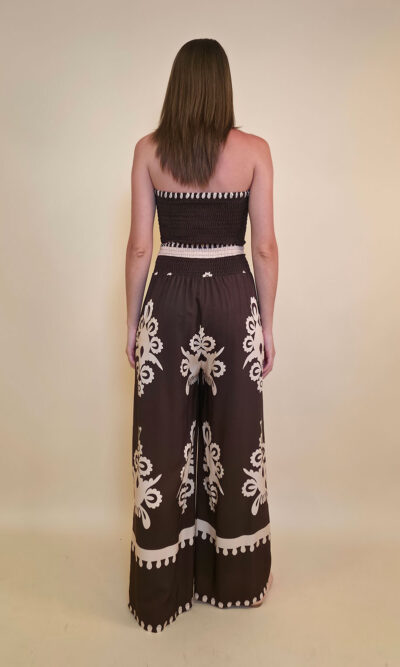 Overall 56 De Quincy -  vis print Medieval - brown