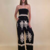 Overall 56 De Quincy -  vis print Medieval - black