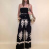 Overall 56 De Quincy -  vis print Medieval - black