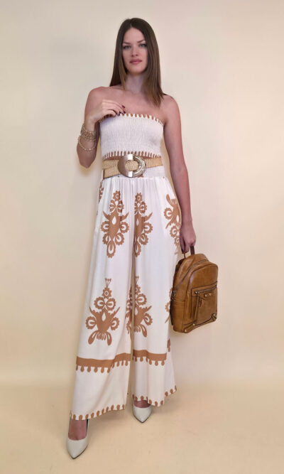 Overall 56 De Quincy -  vis print Medieval - panna