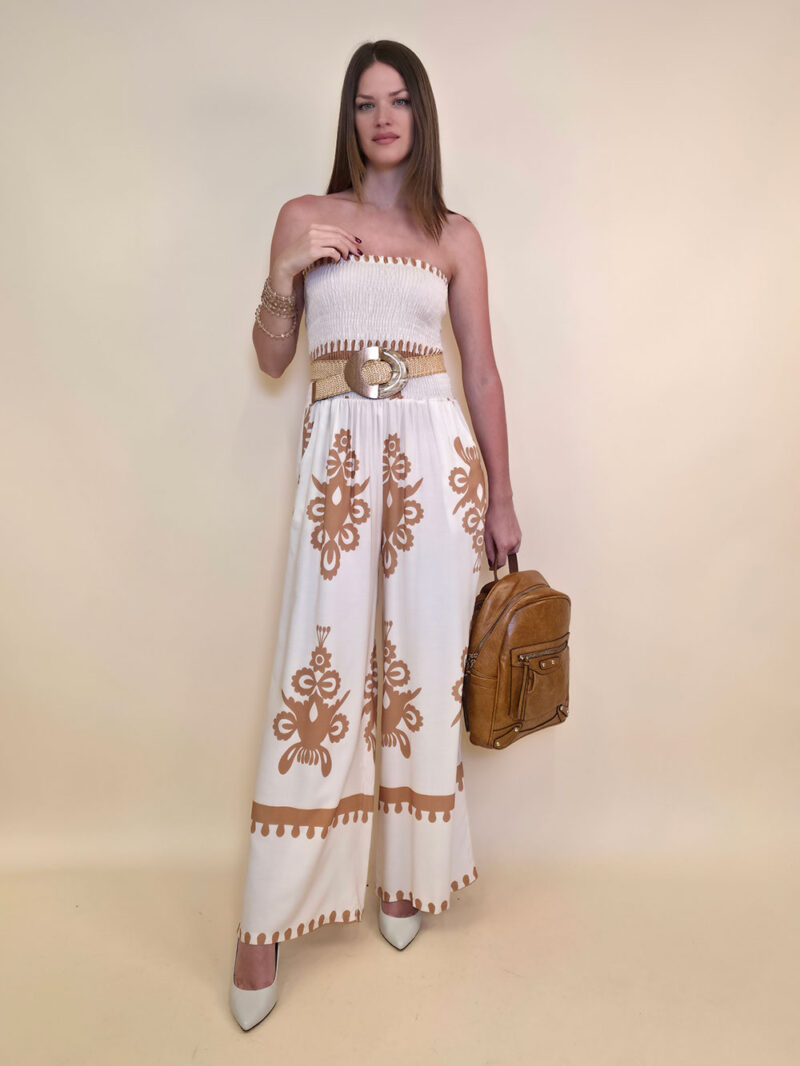 Overall 56 De Quincy -  vis print Medieval - panna