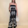 Overall 56 De Quincy -  vis print Ornament - black