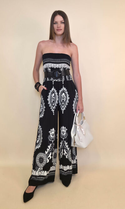 Overall 56 De Quincy -  vis print Ornament - black