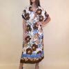 Haljina 56 Tallulah - viscose Floral - brown