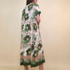 Haljina 56 Tallulah - viscose Floral - military