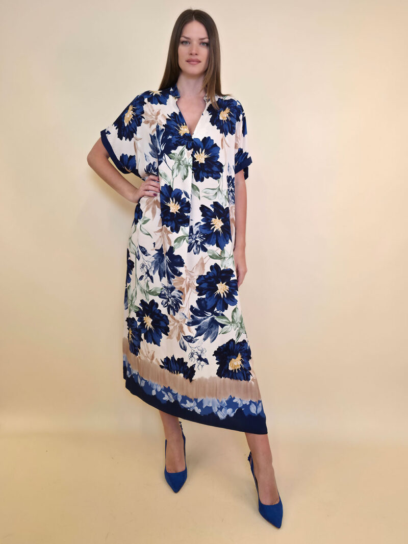 Haljina 56 Tallulah - viscose Floral - navy