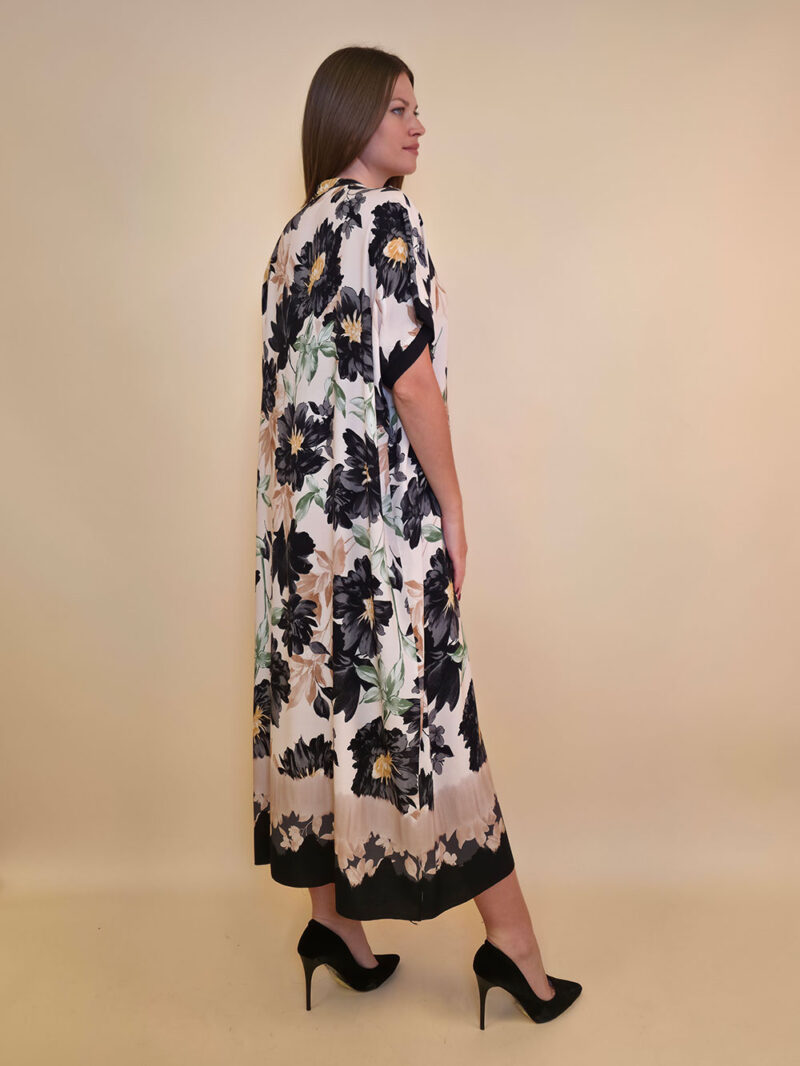 Haljina 56 Tallulah - viscose Floral - black