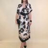 Haljina 56 Tallulah - viscose Floral - black