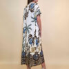 Haljina 56 Tallulah - viscose Palms - brown