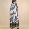 Haljina 56 Tallulah - viscose Palms - black