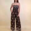Overall 56 De Quincy -  vis print Etno - brown