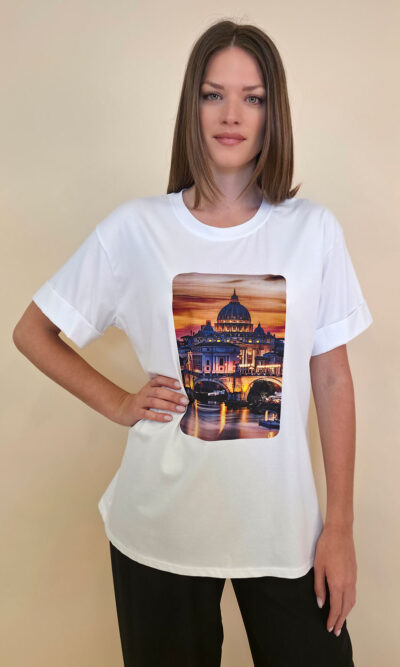 T-shirt 24 Bumble Bee - cotton UN - Rome by Night