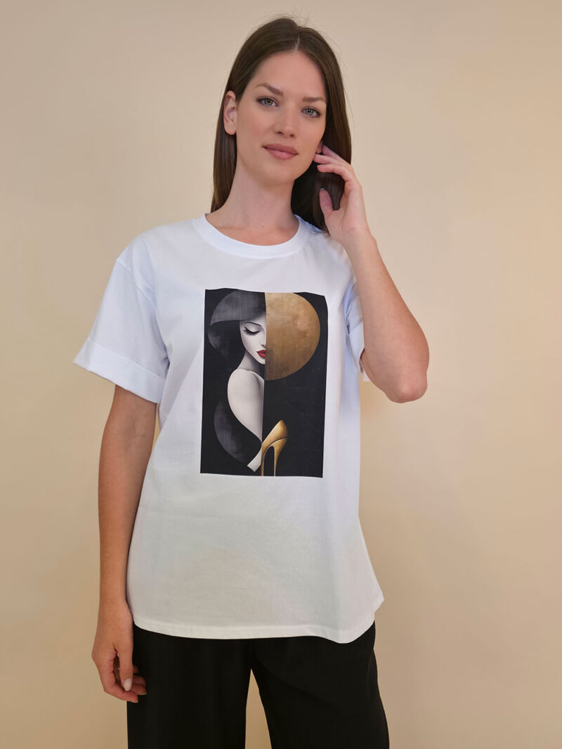 T-shirt 24 Bumble Bee - cotton UN - Golden Portrait