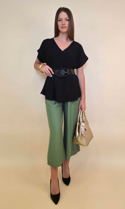 Tunika 36 Larose - viscose UN - black