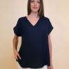 Tunika 36 Larose - viscose UN - navy