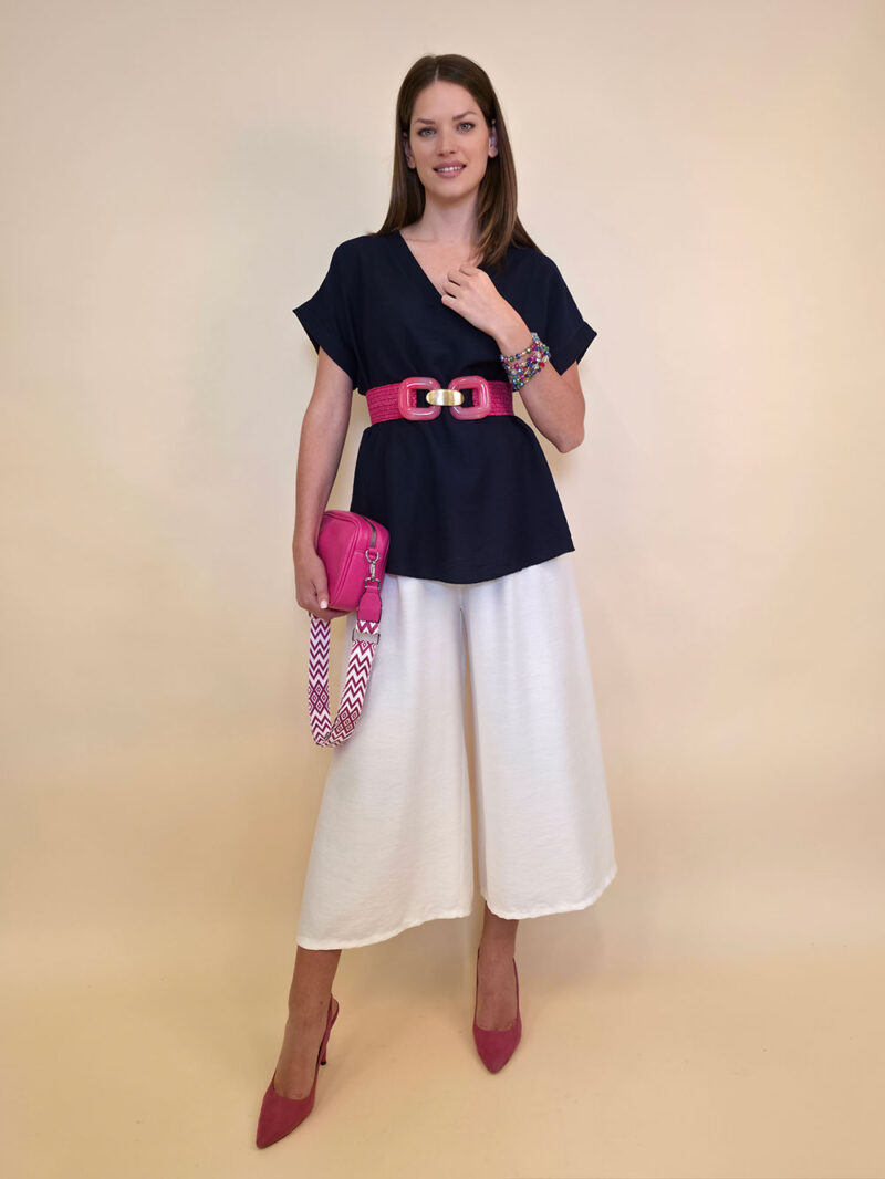 Tunika 36 Larose - viscose UN - navy