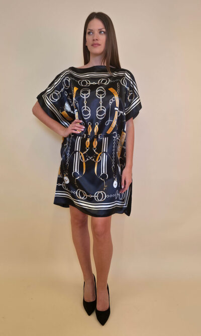 Kaftan 40 Marrero - kaftan silk/viscose Belts/Chains black