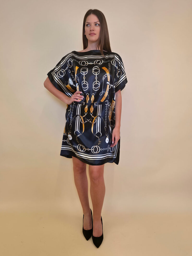Kaftan 40 Marrero - kaftan silk/viscose Belts/Chains black