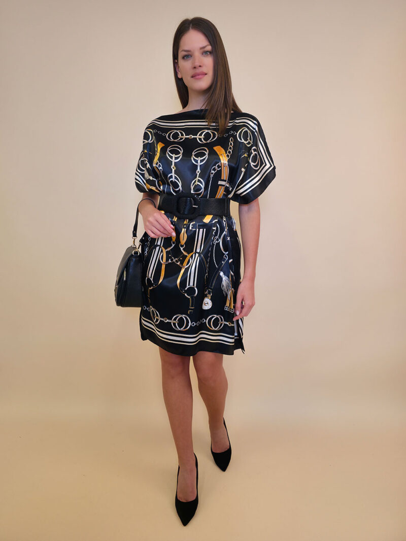 Kaftan 40 Marrero - kaftan silk/viscose Belts/Chains black
