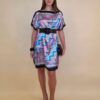 Kaftan 40 Marrero - kaftan silk/viscose Zig Zag - viola