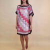 Kaftan 40 Marrero - kaftan silk/viscose Zig Zag - fuxia
