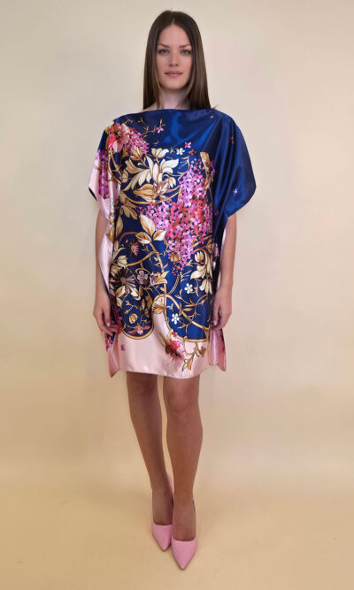 Kaftan 40 Marrero - kaftan silk/viscose Wisteria - navy