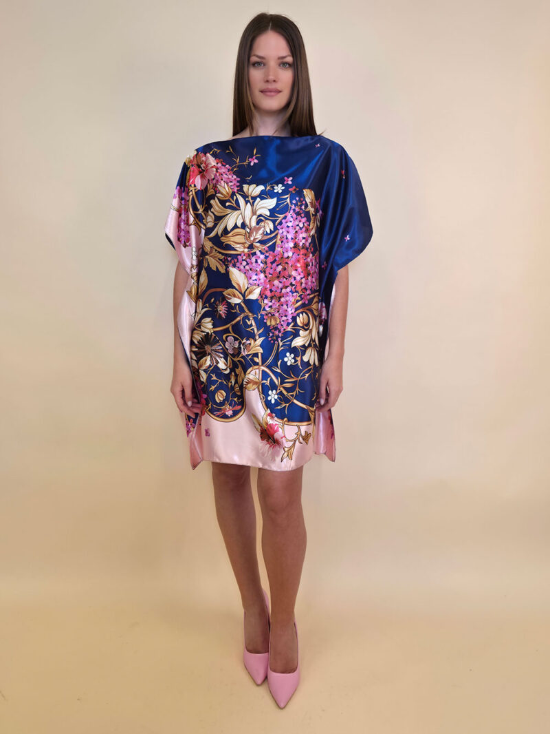 Kaftan 40 Marrero - kaftan silk/viscose Wisteria - navy