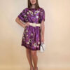 Kaftan 40 Marrero - kaftan silk/viscose Magnolias - purple