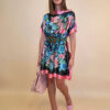 Kaftan 40 Marrero - kaftan silk/viscose Peonies - b.green