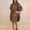 Kaftan 40 Marrero - kaftan silk/viscose Animal - green