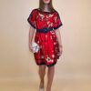 Kaftan 40 Marrero - kaftan silk/viscose Magnolias - red