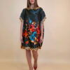 Kaftan 40 Marrero - kaftan silk/viscose Roses/Animal - b.green
